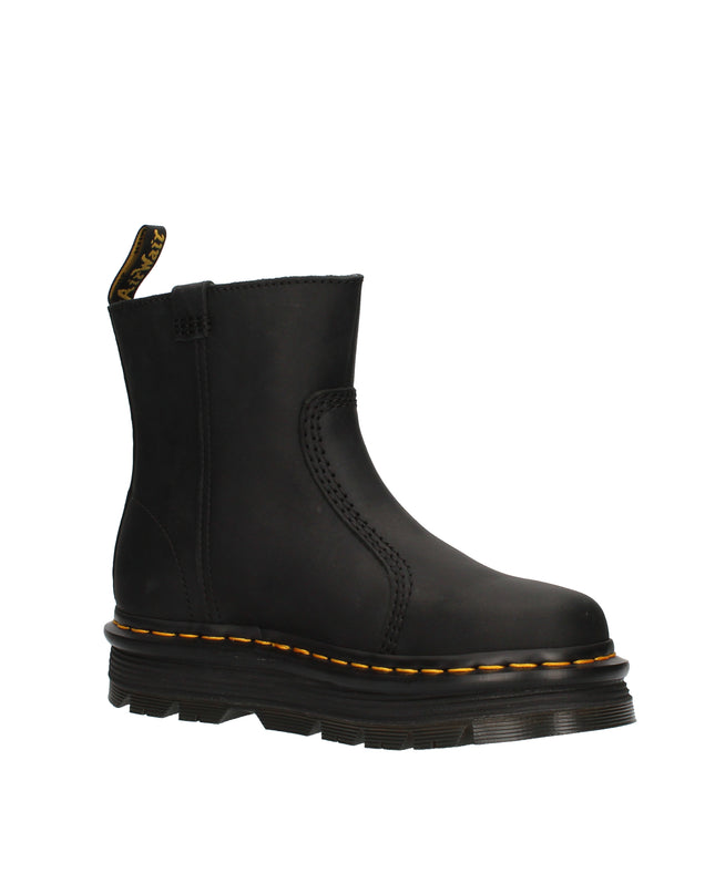 Dr. Martens Zebzag Rigger stivaletti senza lacci in pelle Wyoming