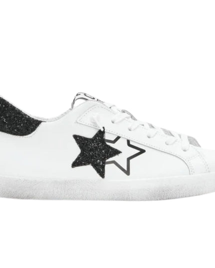 2Star Prime Star Sneakers Donna in Pelle Bianca 2SD4898 034