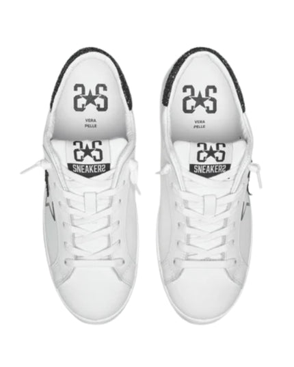 2Star Prime Star Sneakers Donna in Pelle Bianca 2SD4898 034