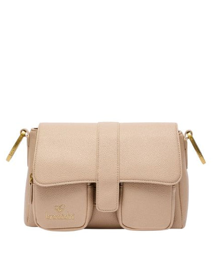 BRACCIALINI JINNY JEWELS B18624  Borsa a amano con due tasche frontali Taupe