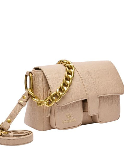 BRACCIALINI JINNY JEWELS B18624  Borsa a amano con due tasche frontali Taupe