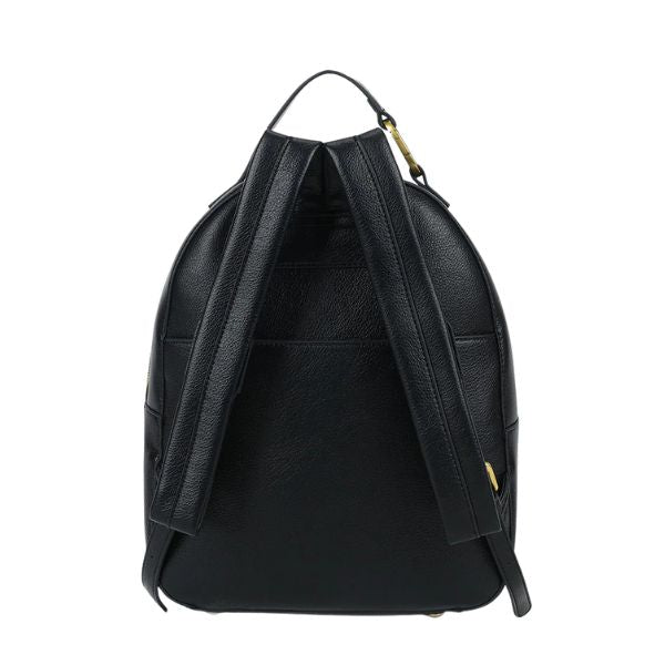 BRACCIALINI AMY B18505 Zaino con zip dorata frontale Nero