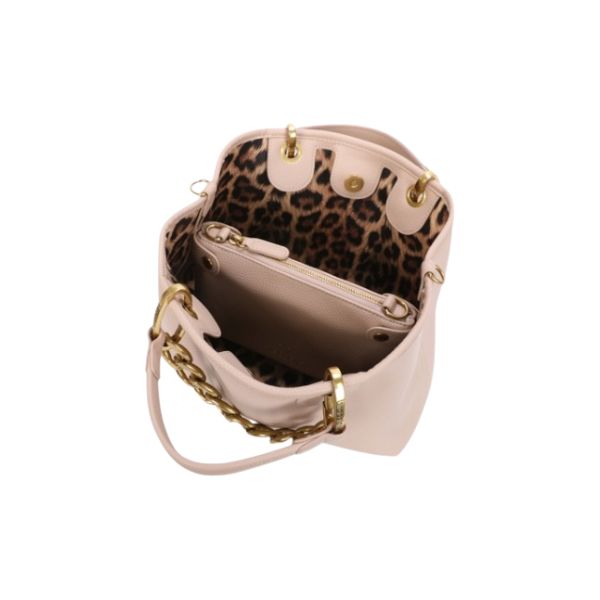 BRACCIALINI BETH JEWELS B18531Borsa Borsa a mano con catena dorata Taupe