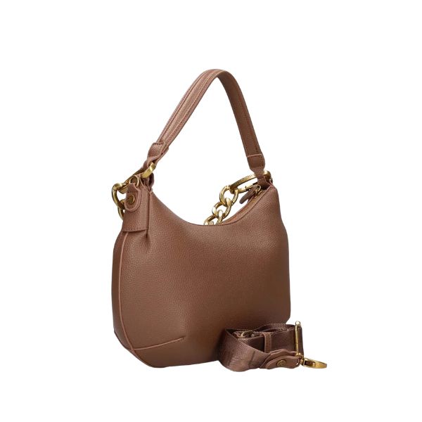 BRACCIALINI BETH JEWELS B18532 Borsa a mano a mezza luna piccola Marrone