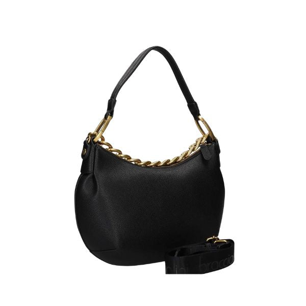 BRACCIALINI BETH JEWELS B18532 Borsa a mano a mezza luna piccola Nera