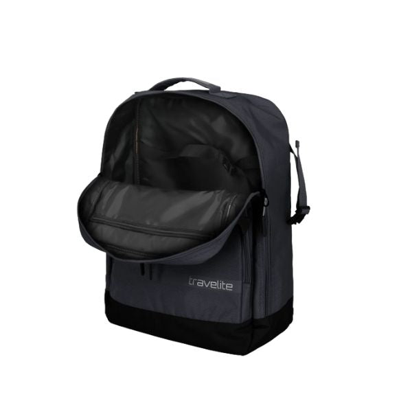Travelite Kick Off zaino con spallacci riponibili antracite