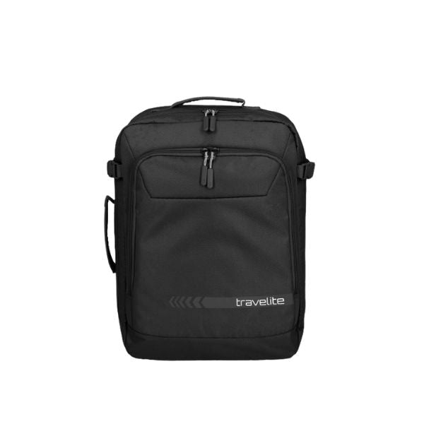Travelite Kick Off zaino con spallacci riponibili nero
