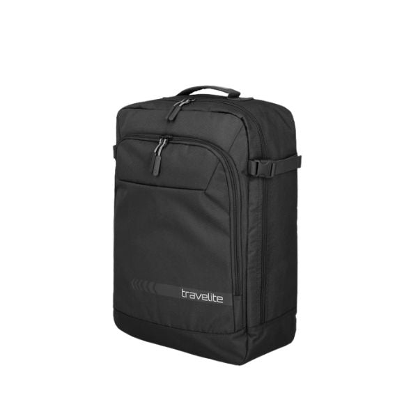 Travelite Kick Off zaino con spallacci riponibili nero