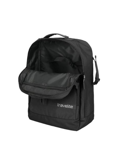 Travelite Kick Off zaino con spallacci riponibili nero