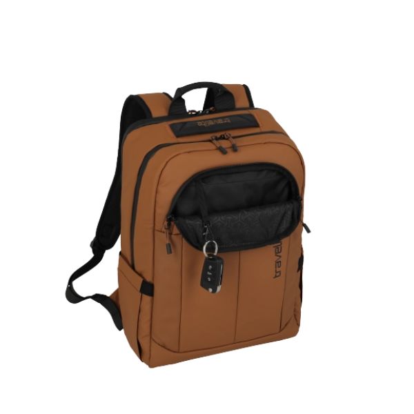 Travelite Briize zaino Curry idrorepellente per scuola università e lavoro