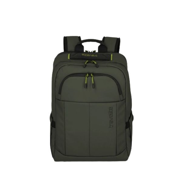 Travelite Briize zaino Khaki idrorepellente per scuola università e lavoro