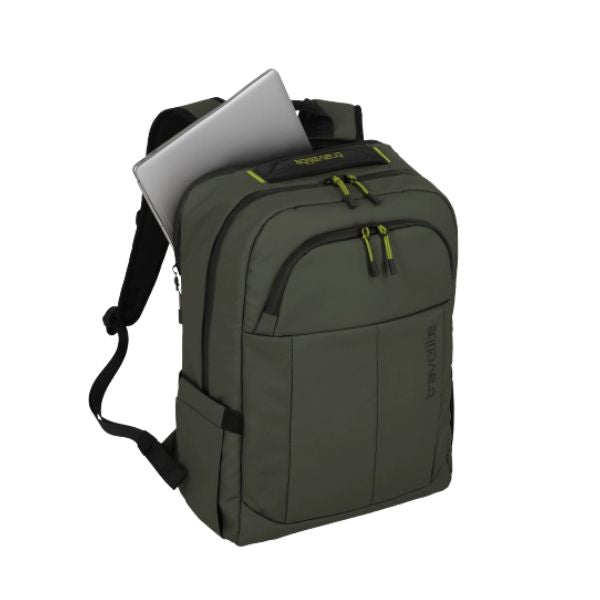 Travelite Briize zaino Khaki idrorepellente per scuola università e lavoro