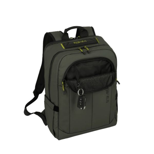 Travelite Briize zaino Khaki idrorepellente per scuola università e lavoro