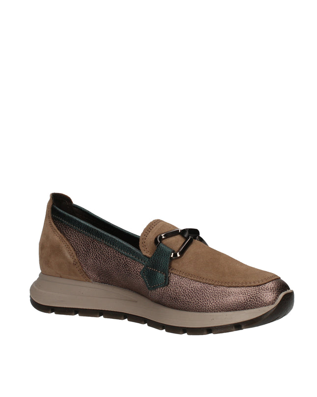 Igi&co mocassini in pelle laminata