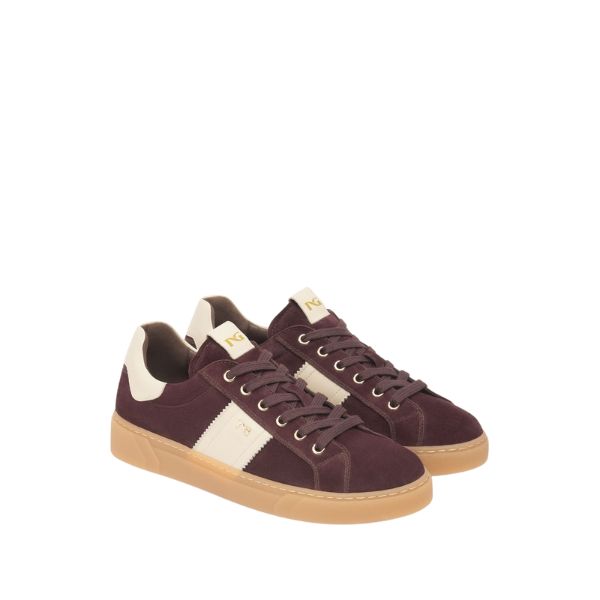 Nero Giardini Sneakers Donna in Suede e Pelle
