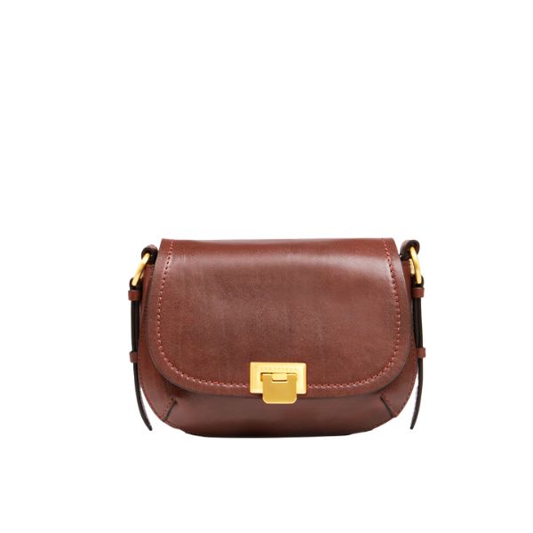 The Bridge Federica borsa a tracolla in pelle marrone