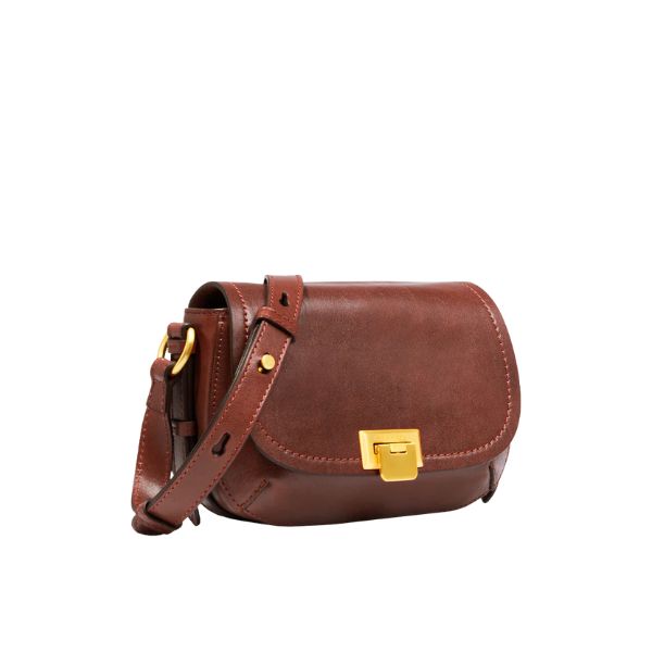 The Bridge Federica borsa a tracolla in pelle marrone