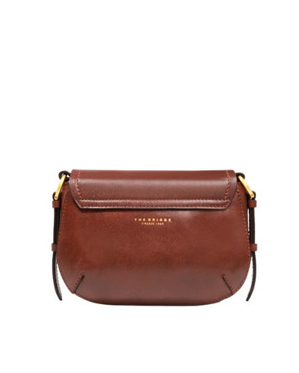 The Bridge Federica borsa a tracolla in pelle marrone