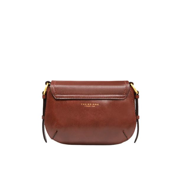 The Bridge Federica borsa a tracolla in pelle marrone