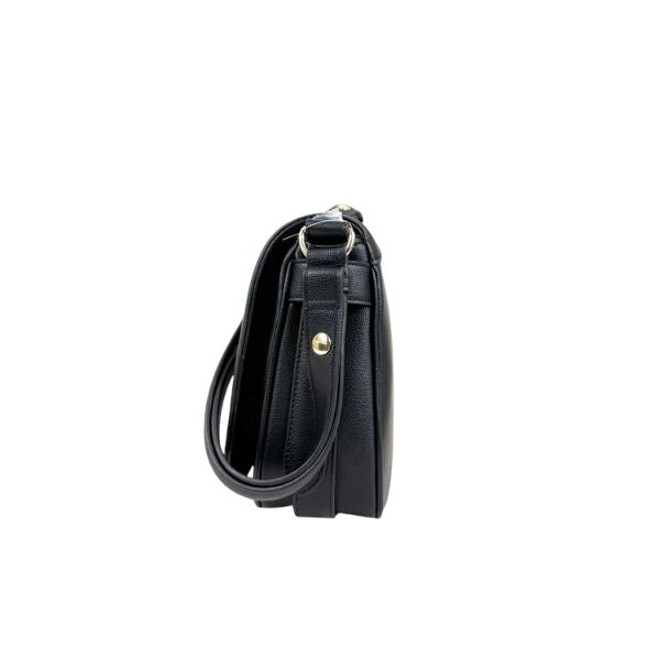 Armani Exchange borsa a spalla con patta nera