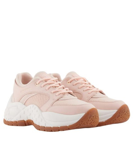 Armani Exchange sneakers in mesh rosa