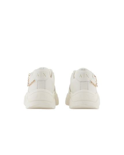 Armani Exchange sneakers con catena decorativa
