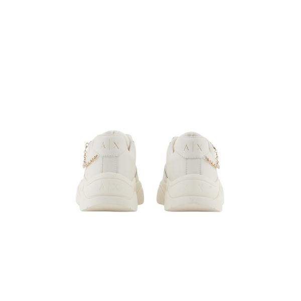 Armani Exchange sneakers con catena decorativa