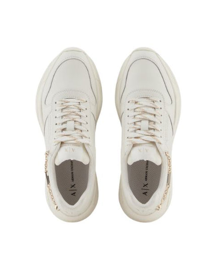 Armani Exchange sneakers con catena decorativa