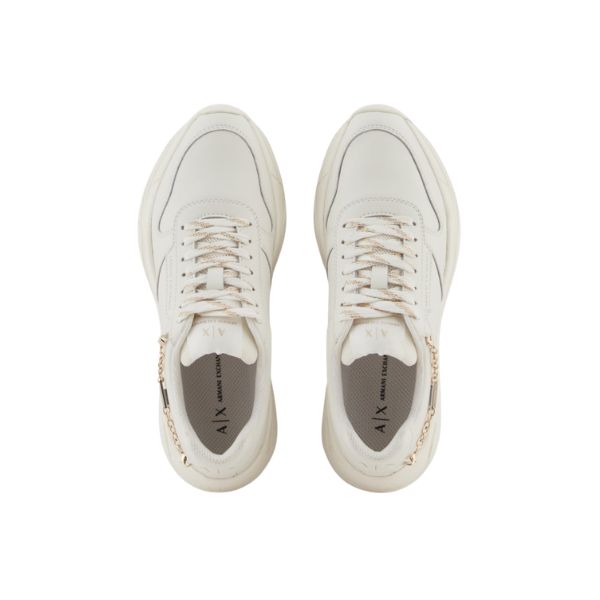 Armani Exchange sneakers con catena decorativa