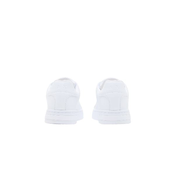 Armani Exchange sneakers in pelle bianca