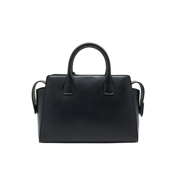 Armani Exchange borsa a mano top handle grande nera