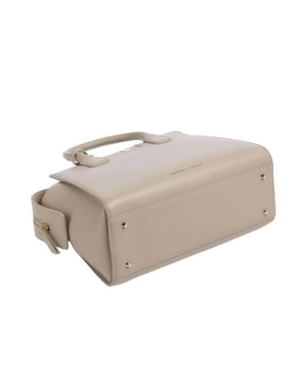 Armani Exchange borsa a mano top handle grande sand