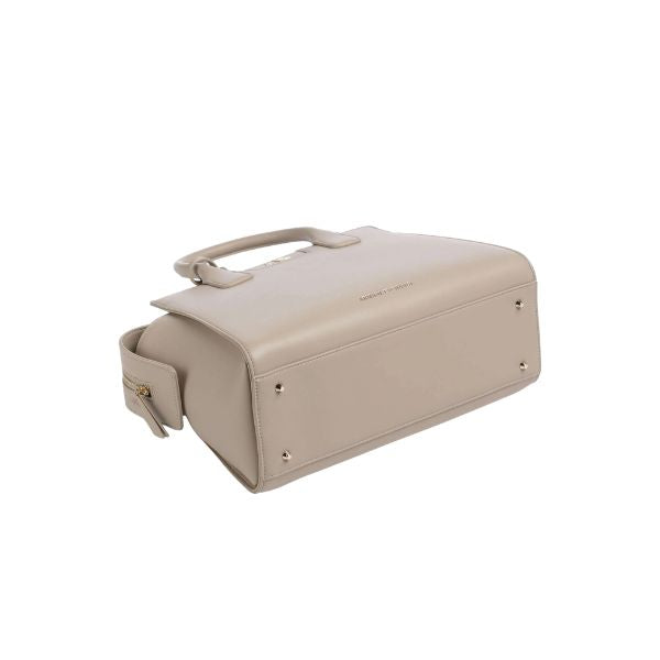 Armani Exchange borsa a mano top handle grande sand