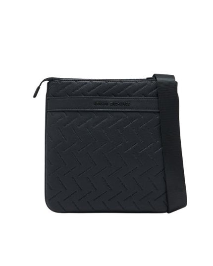 Armani Exchange tracolla slim con logo impresso all over