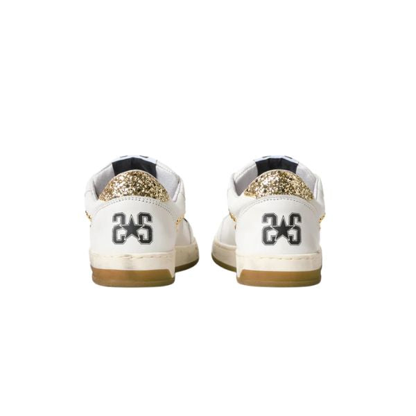 2Star Week Star sneakers effetto used con dettagli oro
