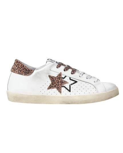 2Star Prime Star sneakers effetto used con dettagli animalier
