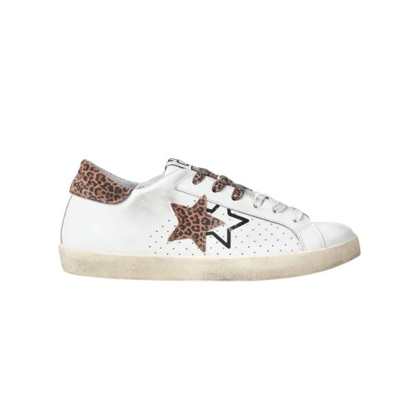 2Star Prime Star sneakers effetto used con dettagli animalier