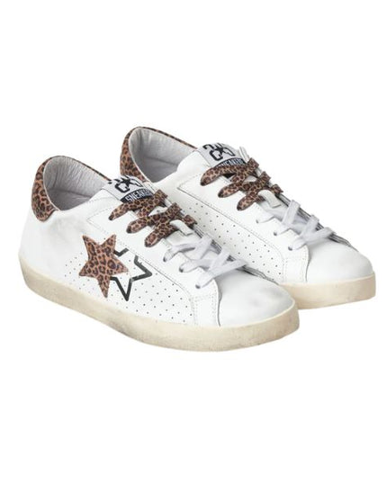 2Star Prime Star sneakers effetto used con dettagli animalier