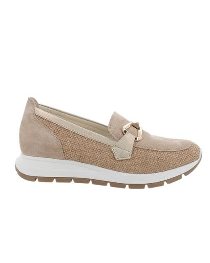 Igi&co mocassini in tessuto beige