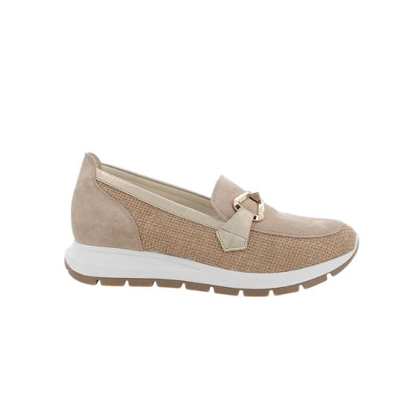 Igi&co mocassini in tessuto beige