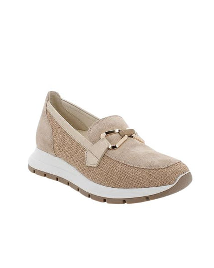 Igi&co mocassini in tessuto beige