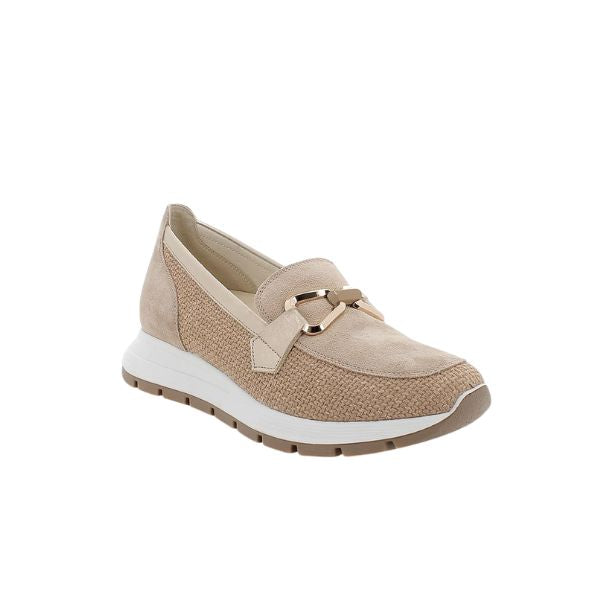 Igi&co mocassini in tessuto beige