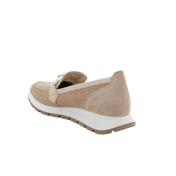 Igi&co mocassini in tessuto beige