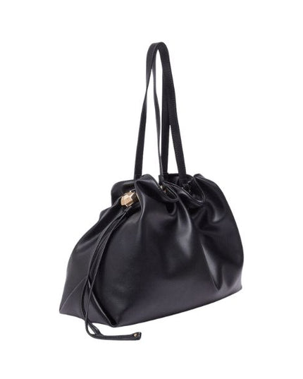 Liu Jo Riccy borsa a spalla grande con coulisse nera