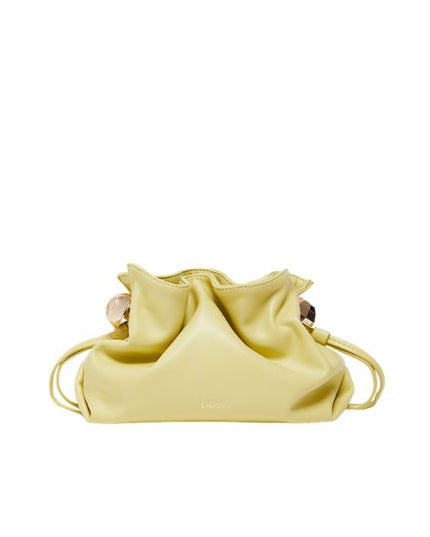 Liu Jo Riccy borsa a spalla piccola con coulisse e tracolla catena avocado