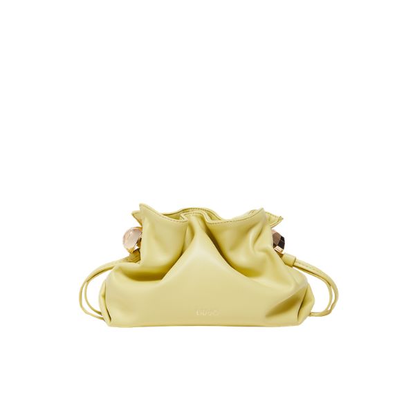Liu Jo Riccy borsa a spalla piccola con coulisse e tracolla catena avocado