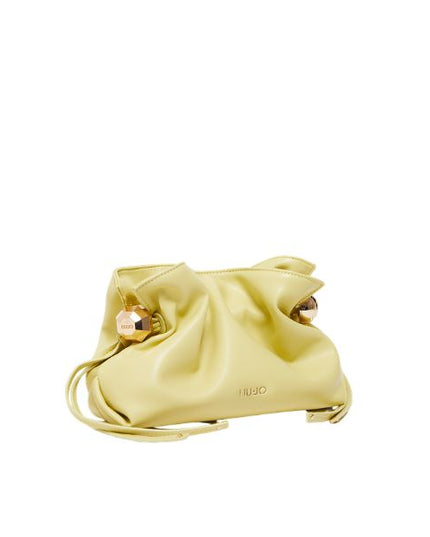 Liu Jo Riccy borsa a spalla piccola con coulisse e tracolla catena avocado
