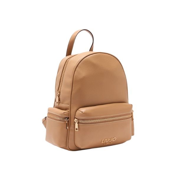 Liu Jo zaino cammello con tasche esterne