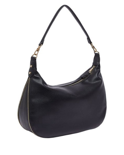 Liu Jo borsa a spalla grande con logo all over Nera
