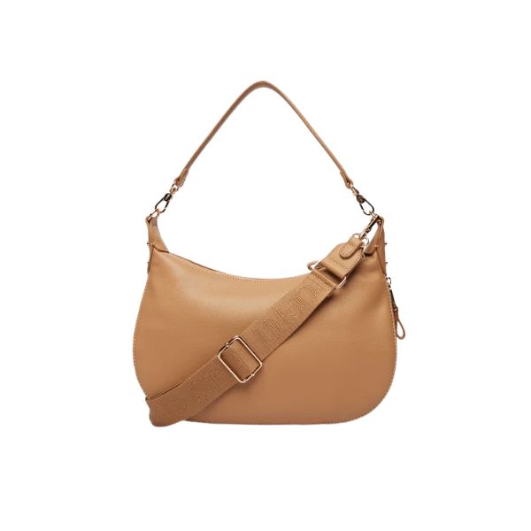Liu Jo borsa a spalla con lofo all over Cammello
